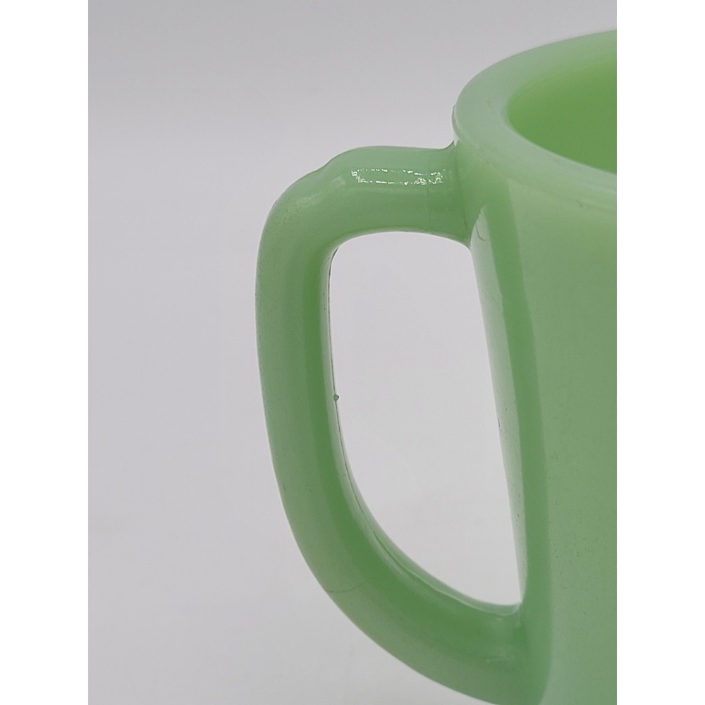 Single Vintage Fire King Jadeite Coffee Mug D Handle - Picture 3 of 6